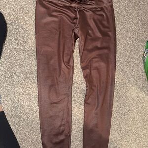 Athleta Mauve Salutation Leggings